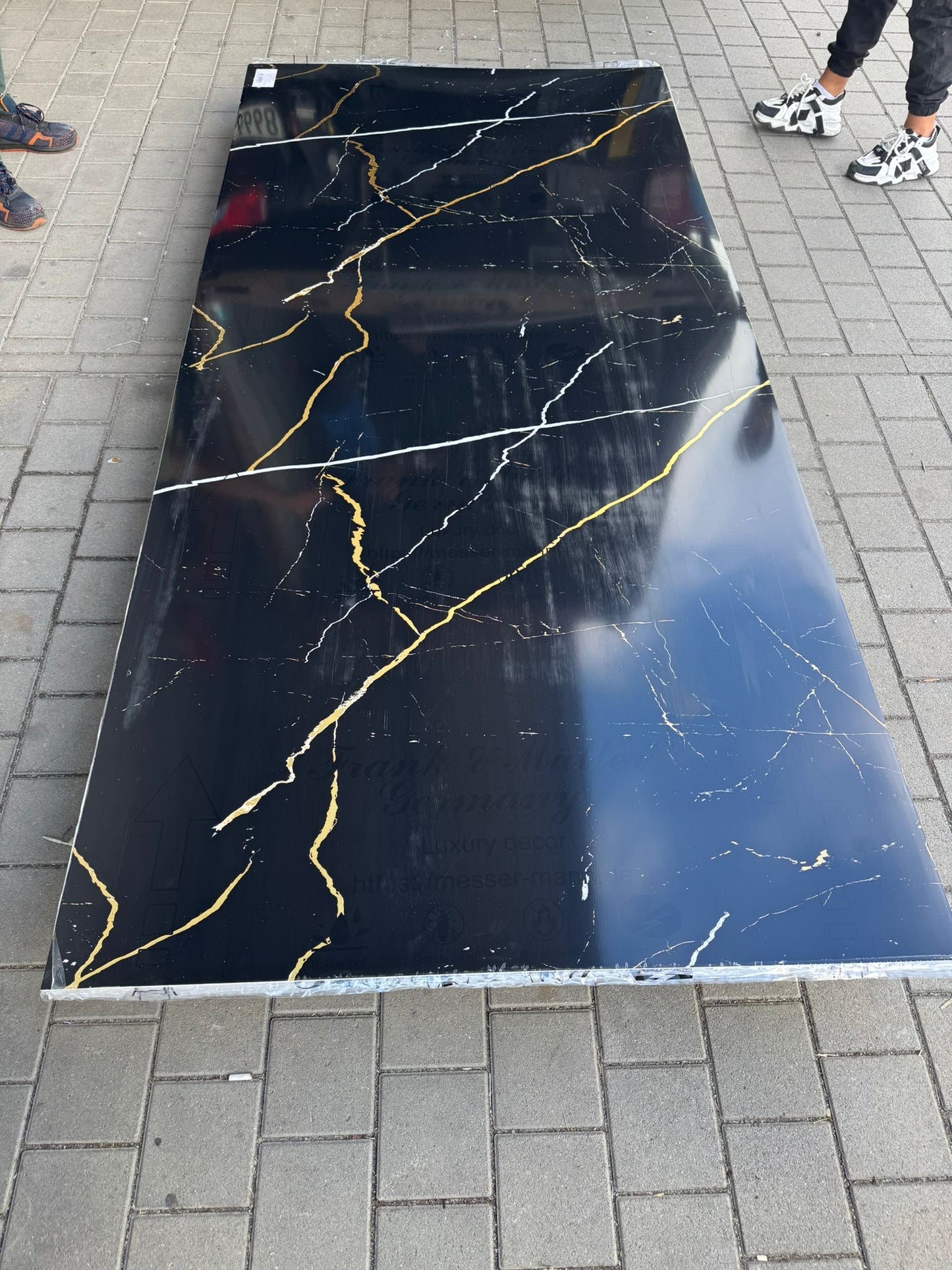 PVC Wandpaneele 260x122cm - 55 Farben verfügbar - 3mm stark