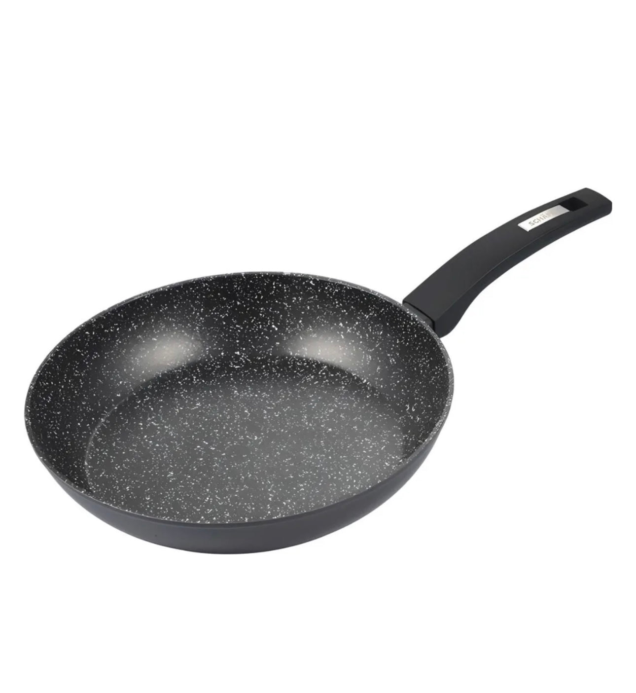 Bratpfanne 28cm Marble Black Schäfer - Große Pfanne in Marmoroptik