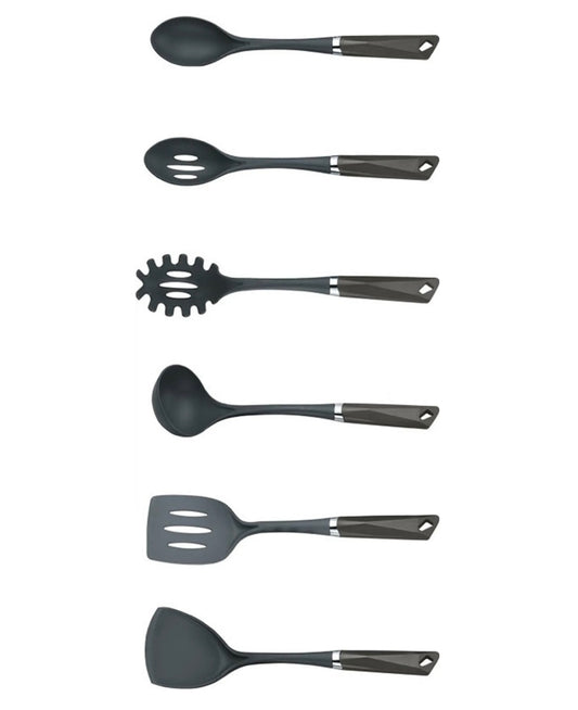 Küchenhelfer Set 7-teilig Michelino schwarz - Moderne Eleganz mit Ständer