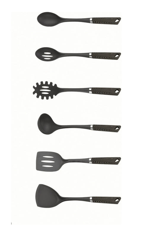 Küchenhelfer Set 7-teilig Michelino carbon - High-Tech Eleganz mit Ständer