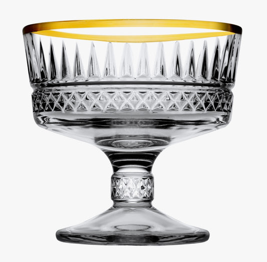 Pasabahce Golden Touch Elysia Eisschalen - 2x 98ml mit goldenem Akzent