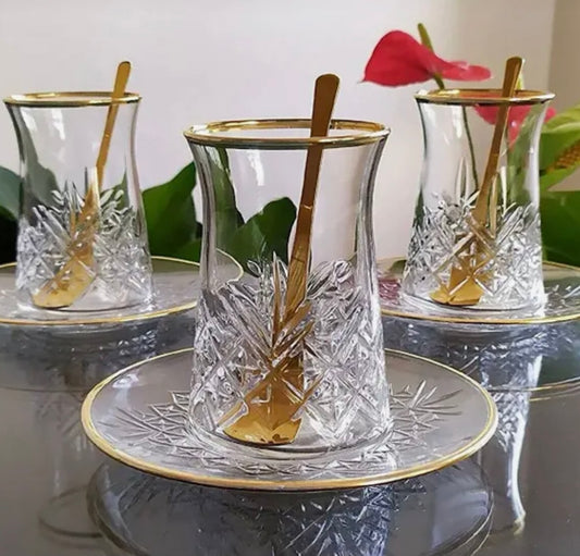 Pasabahce Timeless Cay Bardak Teegläser - 6x 160ml türkische Teegläser