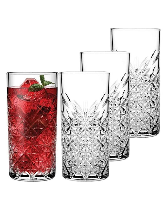 Pasabahce Timeless Longdrink Gläser Set - 4x 470ml