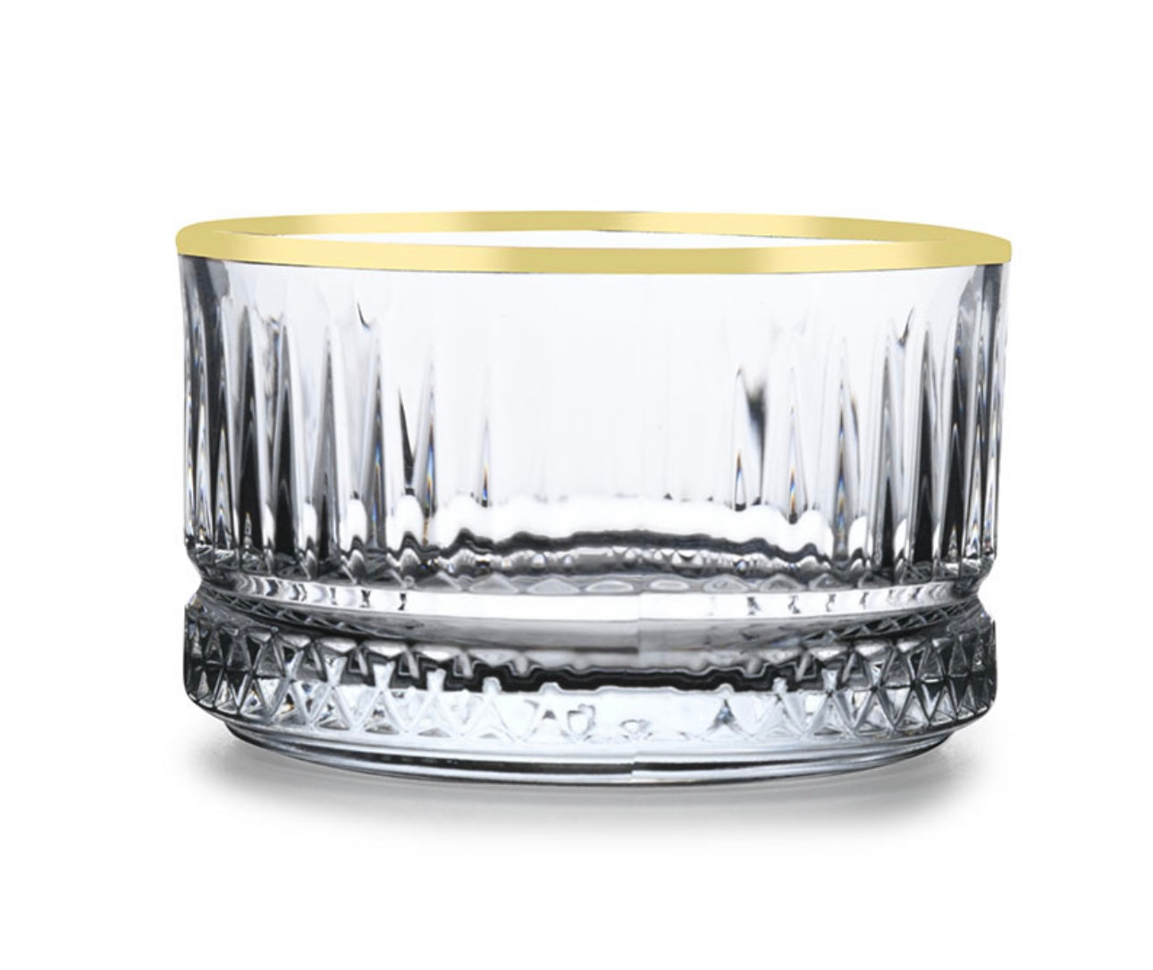 Pasabahce Golden Touch 3er Set - 2 Gläser 345ml + Schale 90ml