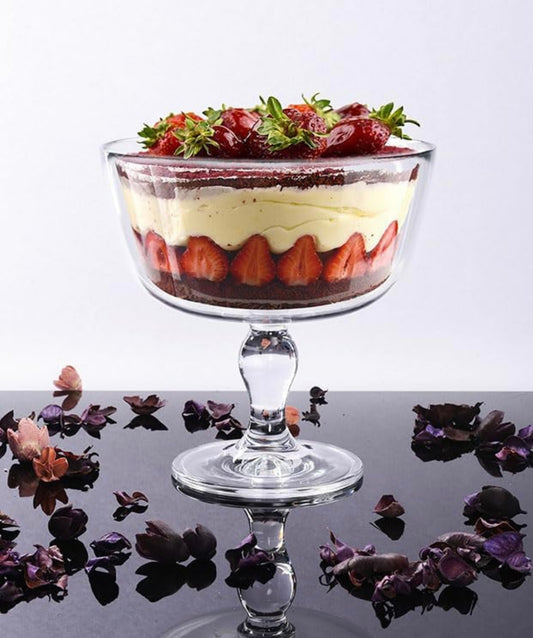 Pasabahce Petite Pattisserie Schale auf Fuß - Glas-Kuchenbehälter