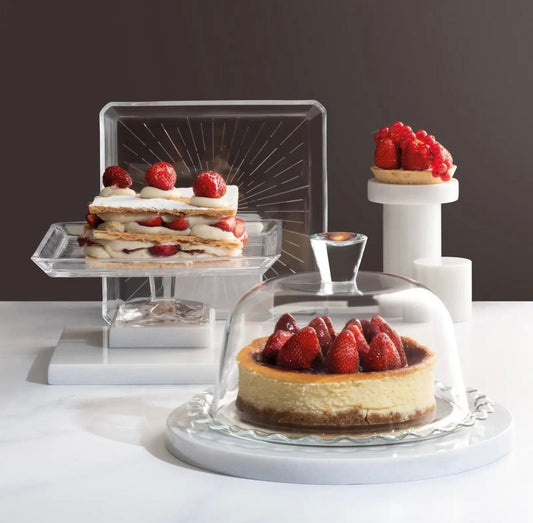 Pasabahce Petite Pattisserie - Servierplatte mit Deckel