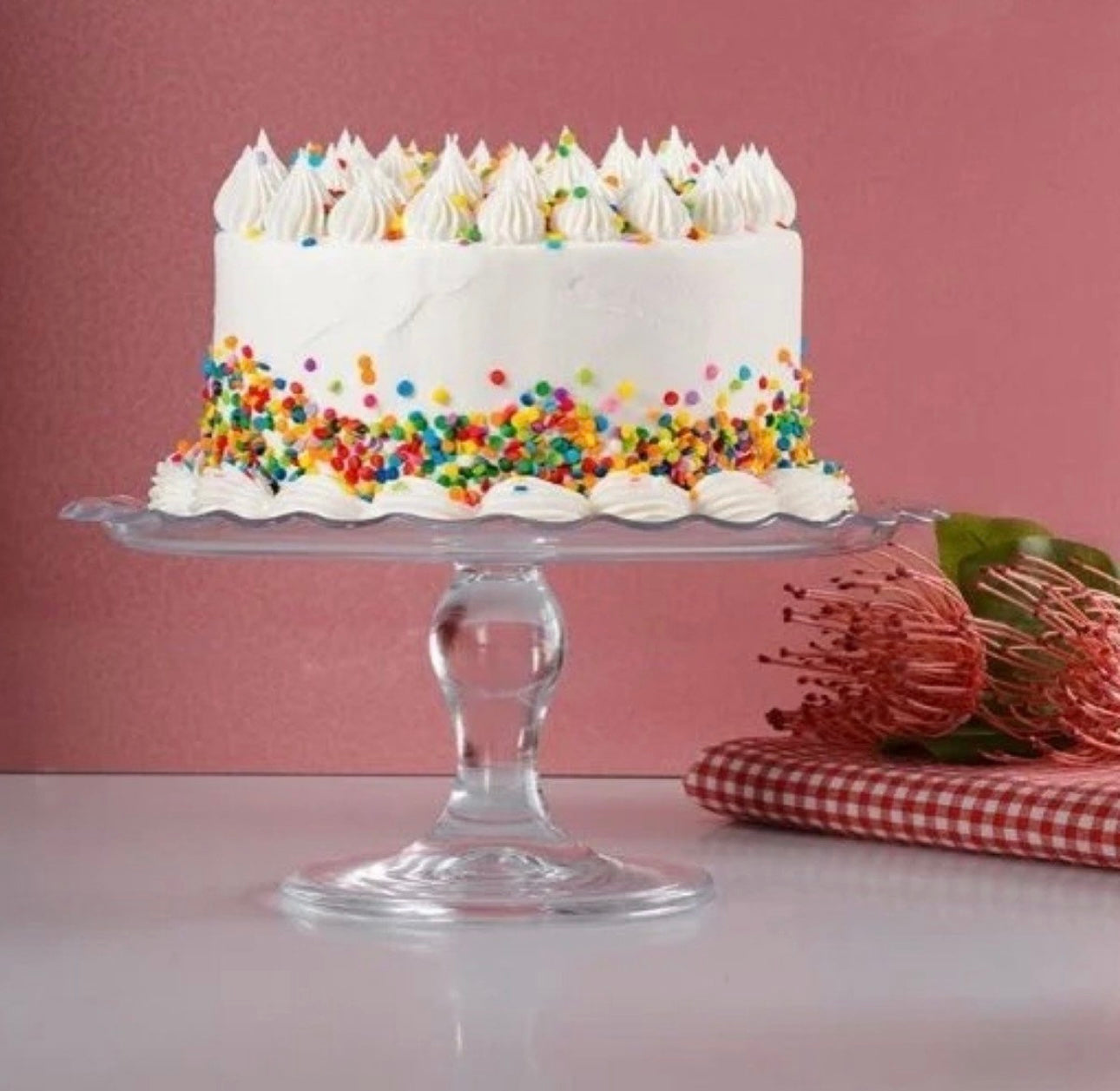 Pasabahce Petite Pattisserie Kuchenplatte - Glas-Tortenplatte