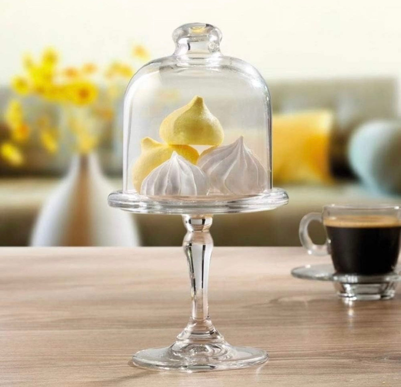 Pasabahce Mini Pattiserie - Servierplatte mit Fuß und Deckel