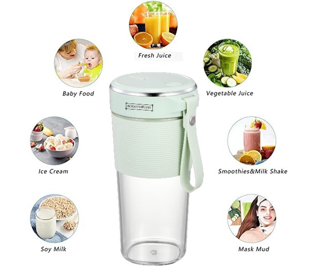 USB Tragbarer Mixer 40W Royalty Line - Kompakter Smoothie-Mixer