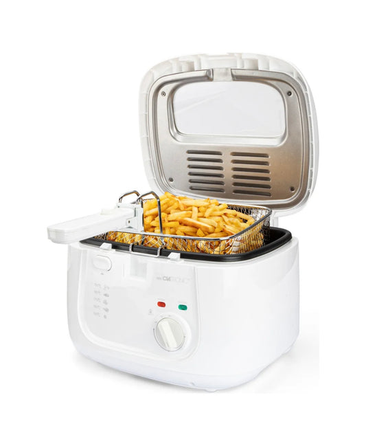 Fritteuse 2,5L Schäfer 1800W - Elektrische Fritteuse mit isoliertem Gehäuse