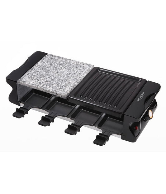 Raclette 8 Personen mit Grill und Granitplatte Michelino