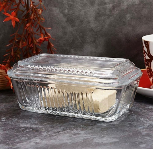 Pasabahce Butterglas Tereyaglik 17x10,2cm - Butterdose aus Glas