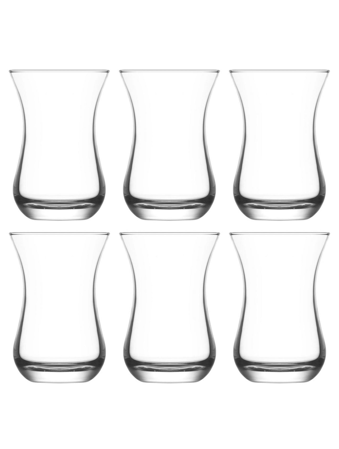LAV Cay bardagi Ajda 6er Set - Türkische Teegläser 165ml