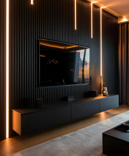 Akustik Paneele 260x60cm - Schallschutz Wandverkleidung 21 cm dick