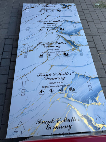 PVC Wandpaneele 260x122cm - 55 Farben verfügbar - 3mm stark