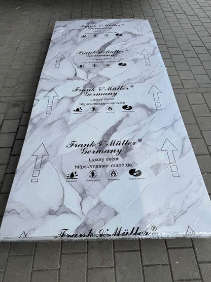 PVC Wandpaneele 260x122cm - 55 Farben verfügbar - 3mm stark