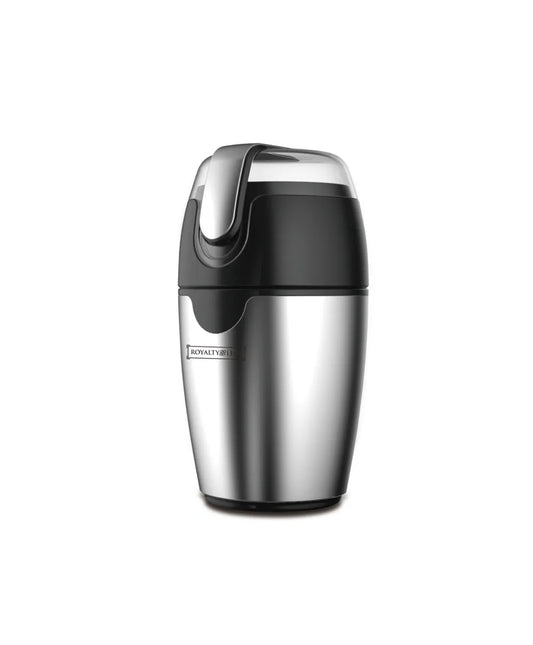 Kaffeemühle 200W Royalty Line silber - Premium-Mühle mit Sicherheitssystem