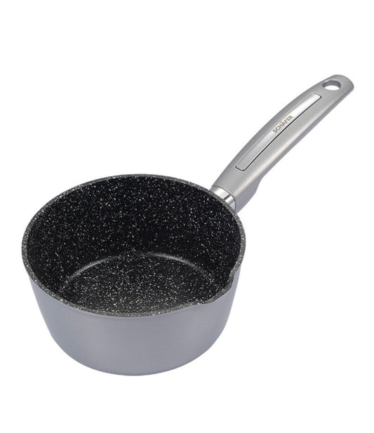 Stieltopf 16cm Metallic Silver Schäfer - Kompakter Topf in glänzender Metalloptik