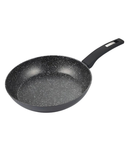 Bratpfanne 28cm Marble Black Schäfer - Große Pfanne in Marmoroptik