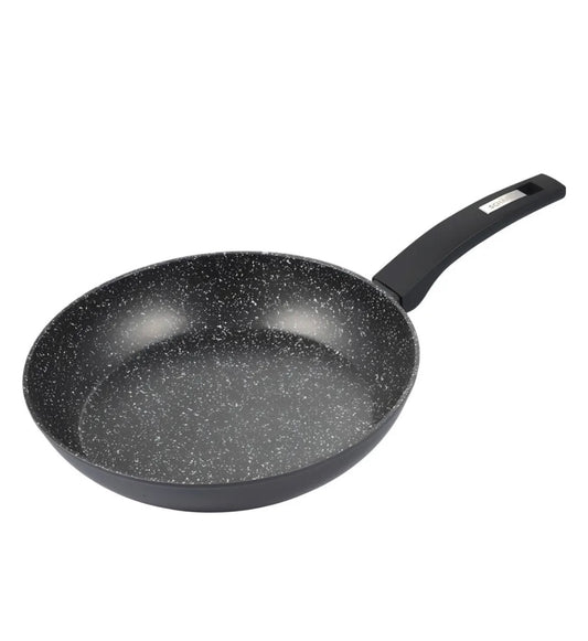 Bratpfanne 28cm Marble Black Schäfer - Große Pfanne in Marmoroptik
