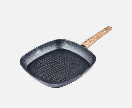 Grillpfanne 28cm Maple Wood Schäfer - Große Grillpfanne in Holzoptik