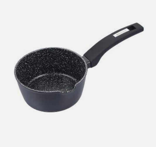 Stieltopf 16cm Marble Black Schäfer - Kompakter Topf in eleganter Marmoroptik