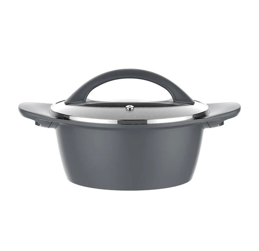 Aluguss Schmortopf mit Deckel 16cm Matas Schäfer - Kleiner Schmortopf 1,28L mit Antihaft
