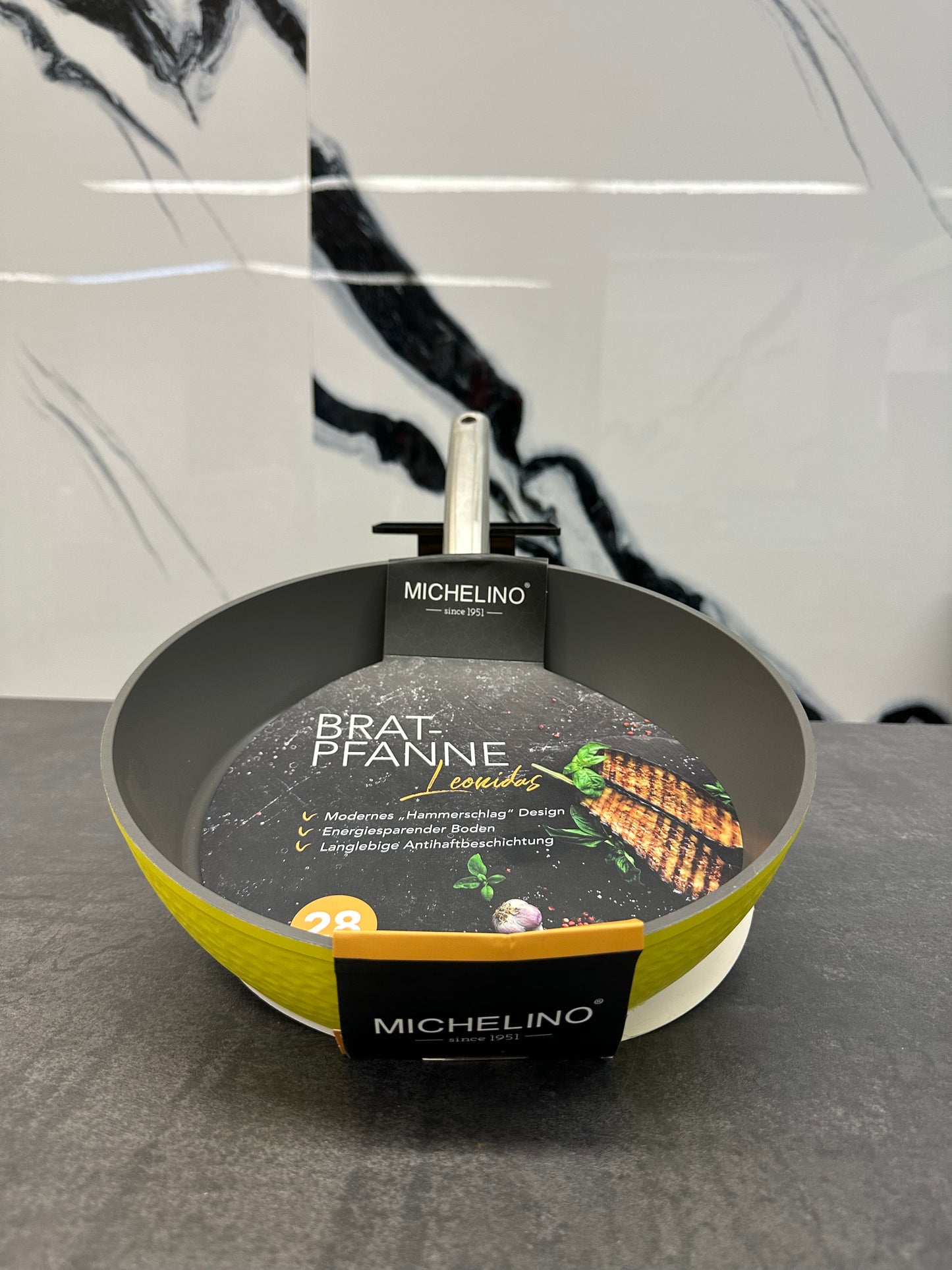 Bratpfanne 28cm Leonidas gelb Michelino