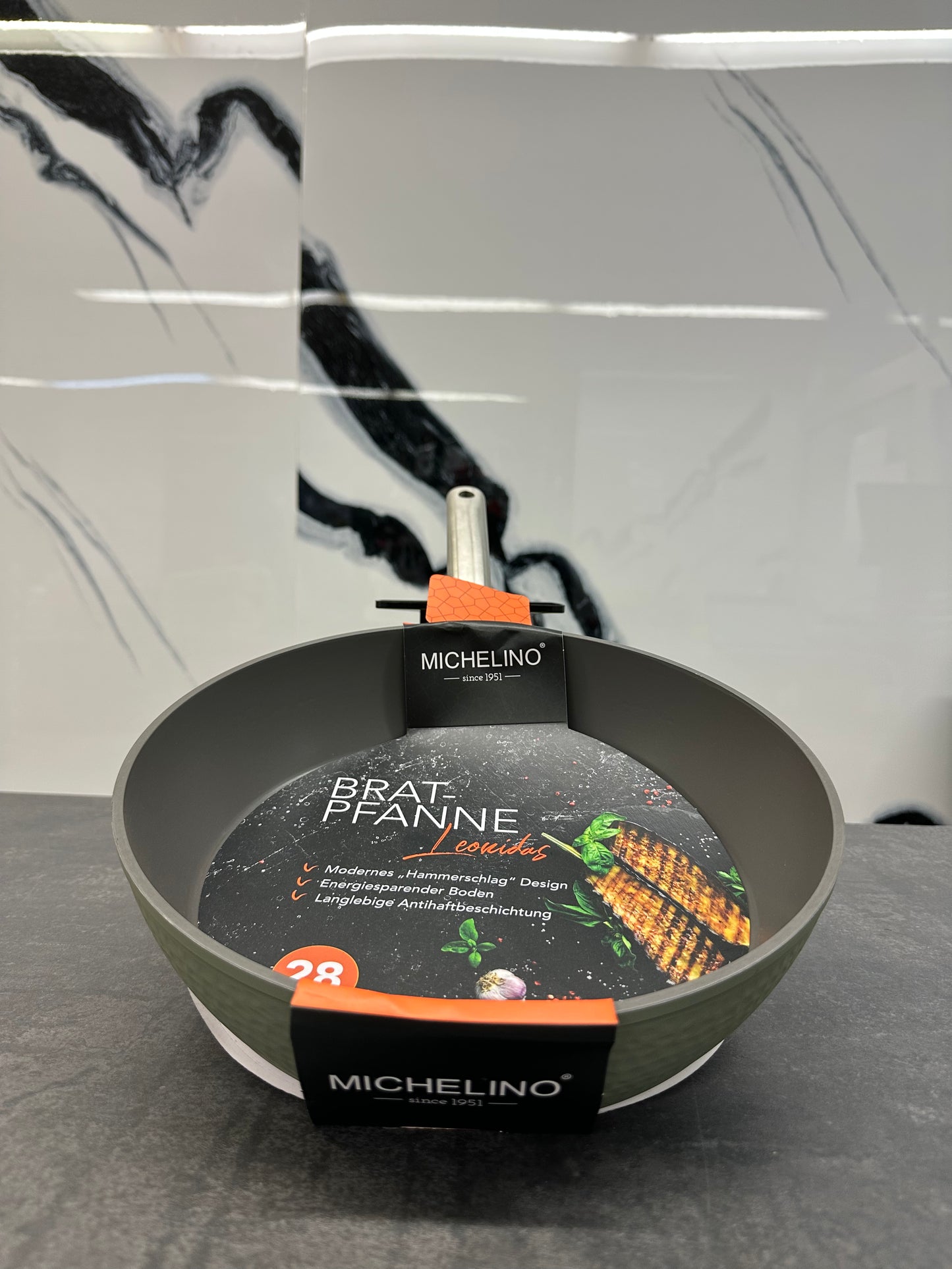 Bratpfanne 28cm Leonidas grün Michelino