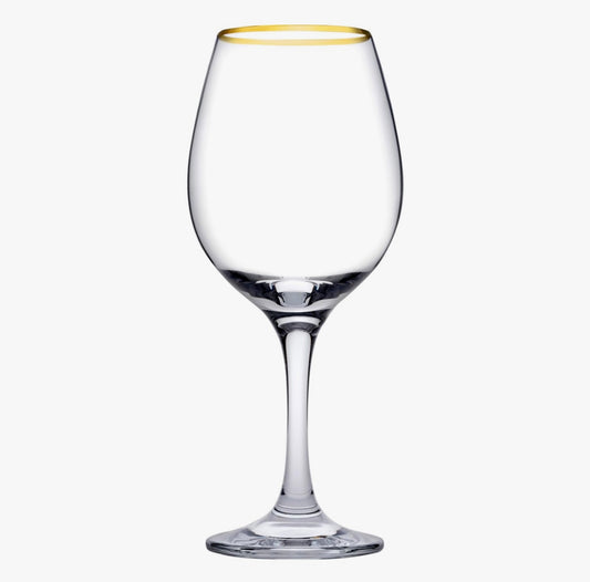 Pasabahce Golden Touch Kelchgläser Set 6-teilig 365ml - Amber Weingläser