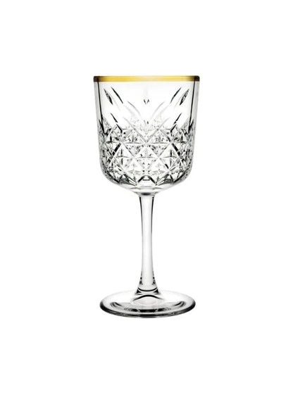 Pasabahce Golden Touch Timeless Kelchgläser Set 4-teilig 330ml - Elegante Weingläser