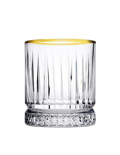 Pasabahce Golden Touch Elysia Trinkgläser - 4x 355ml mit goldenem Akzent