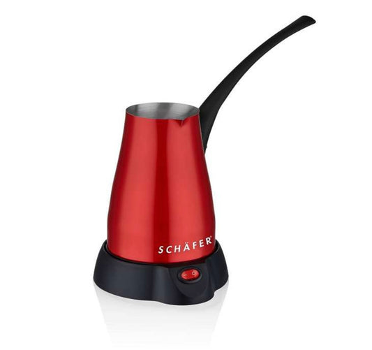 Kaffeekocher Schäfer rot - Elektrischer Kaffeekocher mit Temperament