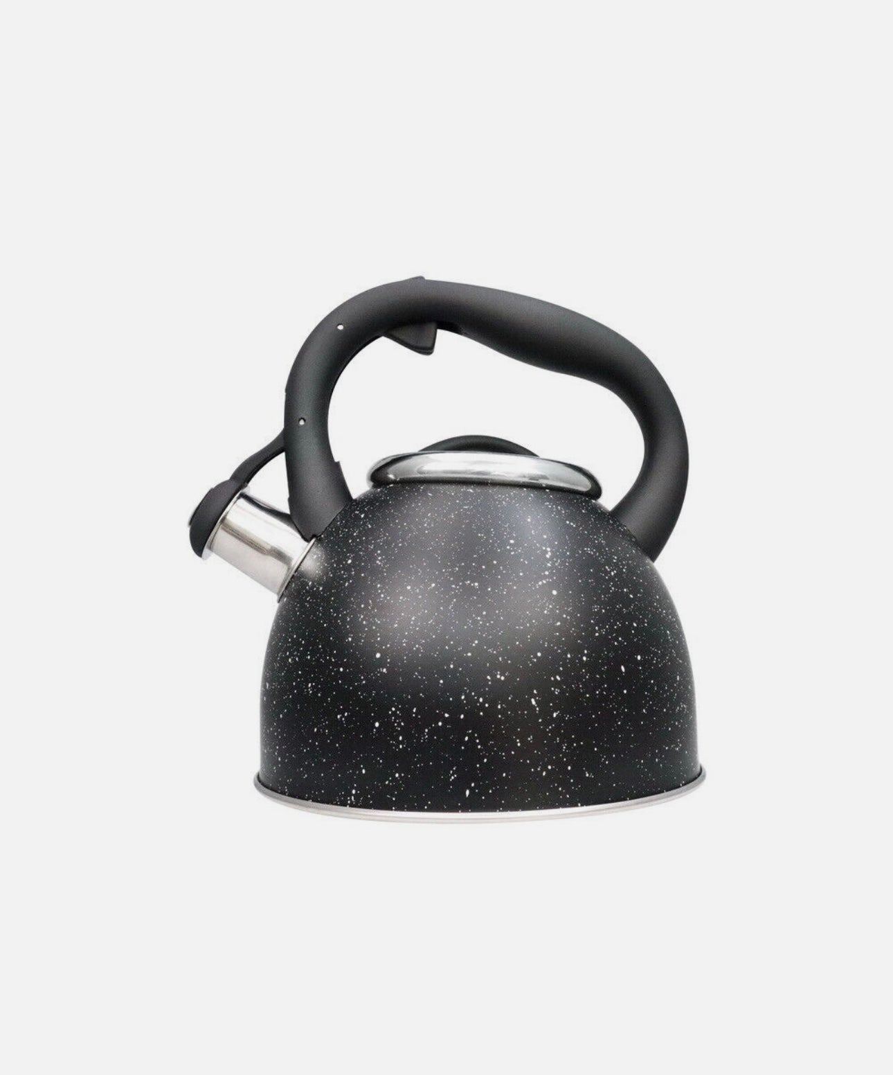 Flötenkessel 2,5L Marble Black - Edelstahl in eleganter Marmoroptik