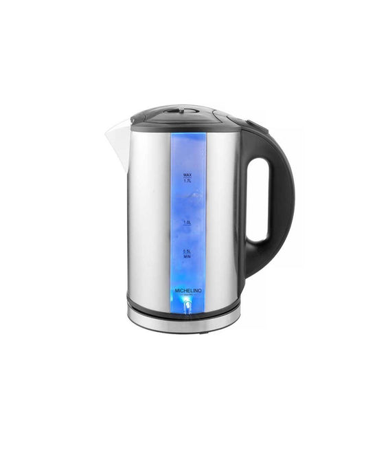 Wasserkocher Edelstahl 1,7L Michelino - LED-beleuchtet für moderne Küchen