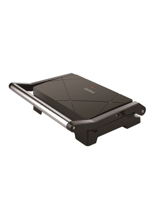 Royalty Line Panini Grill schwarz - Elektrischer Kontaktgrill mit Anti-Haft-Beschichtung