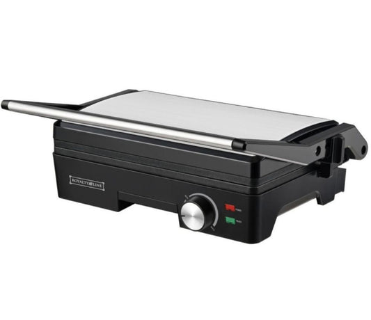 Royalty Line Panini Maker 1600W - Professioneller Panini-Grill mit Edelstahl-Dekor