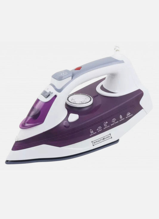 Royalty Line Dampfbügeleisen Lila 2000-2300W - Leistungsstarkes Bügeleisen