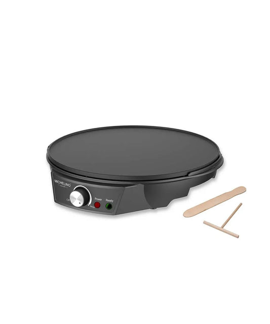 Crepe Maker 30cm Michelino - Elektrischer Crepe-Maker mit Antihaft-Platte
