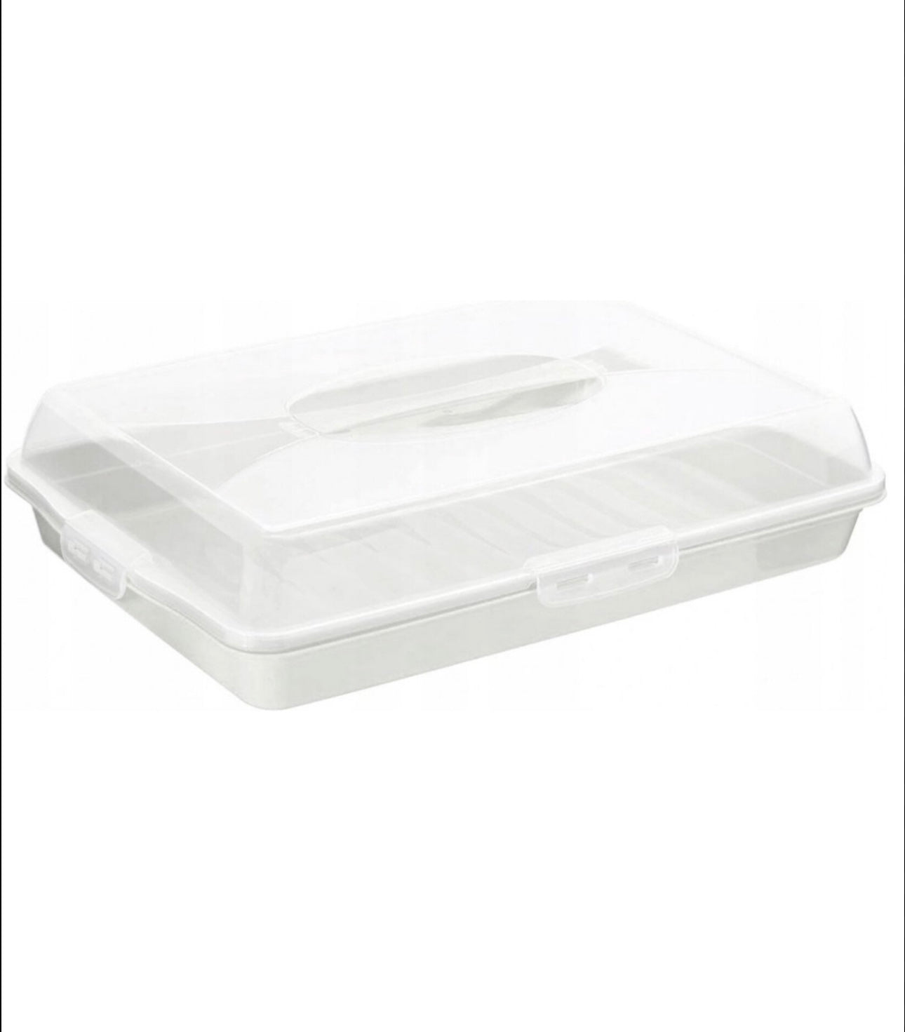Eckige Tortentransportbox 36x36cm - Quadratische Transportdose von Michelino