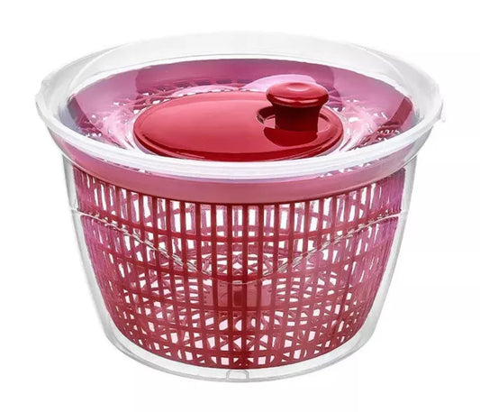 Salatschleuder Rot - Beidseitig drehbare Salatschleuder von Michelino