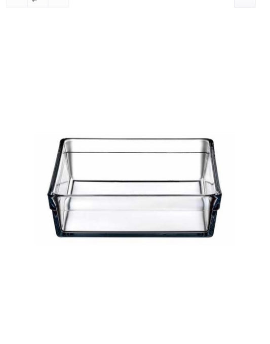 Borcam quadratische Schale 22,7x22,7cm - Hitzebeständige Glasschale