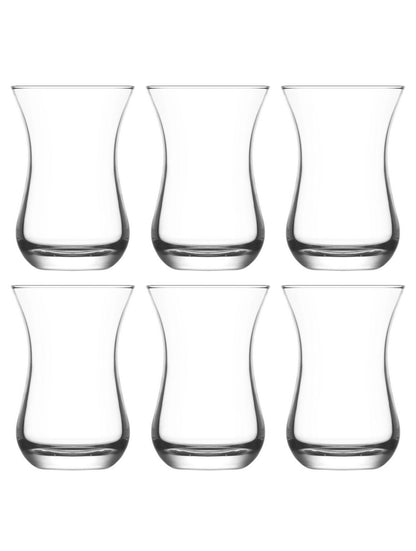 LAV Cay bardagi Ajda 6er Set - Türkische Teegläser 165ml