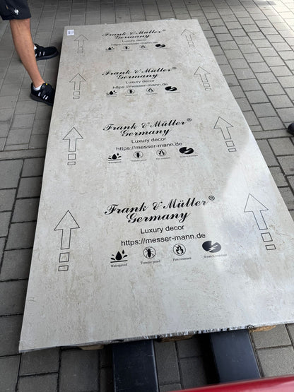 PVC Wandpaneele 260x122cm - 55 Farben verfügbar - 3mm stark